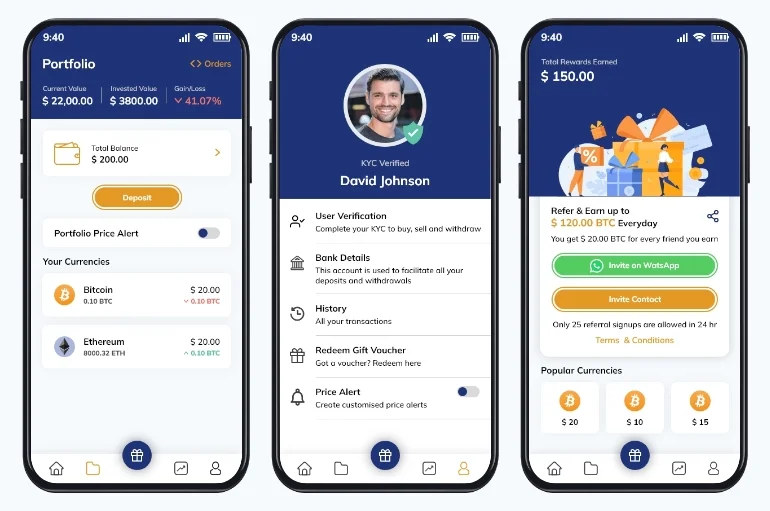 NFT marketplace application development