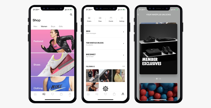 Nike loyalty program app