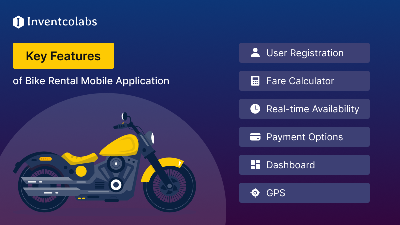 Key Features of Bike Rental Mobile Application 