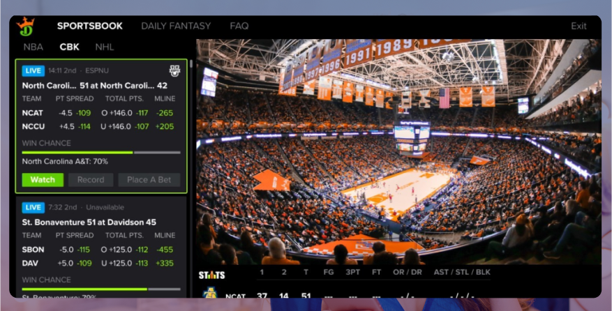 Draftkings app