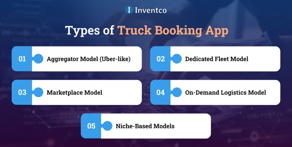 Types of Truck Booking App Models You Can Build