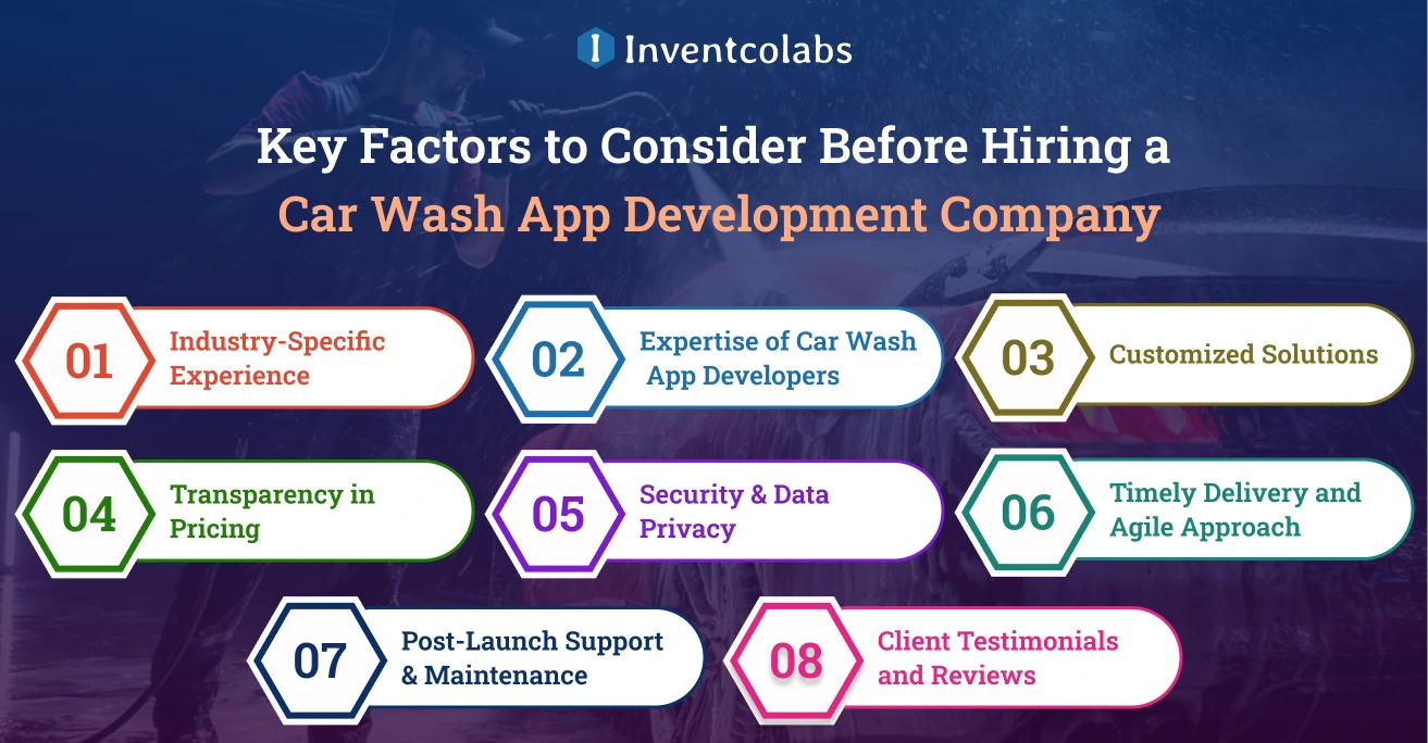 Key Factors to Consider Before Hiring a Car Wash App Development Company