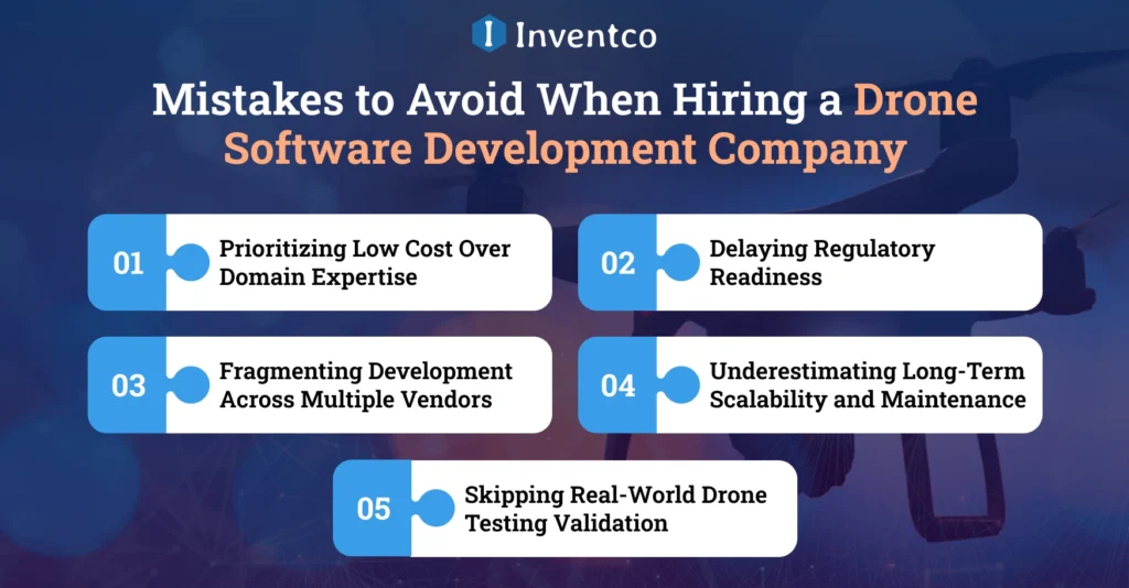 Common Mistakes to Avoid When Hiring a Drone Software Development Company