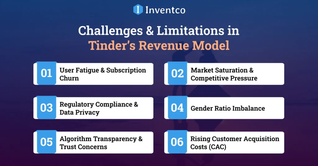 Challenges & Limitations in Tinder’s Revenue Model