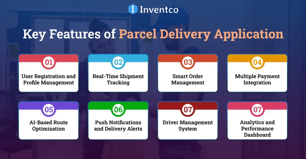 Key Features of Parcel Delivery Application