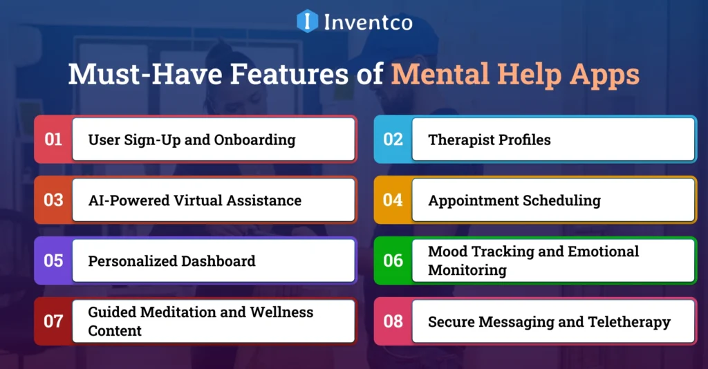 Must-Have Features of Mental Help Apps