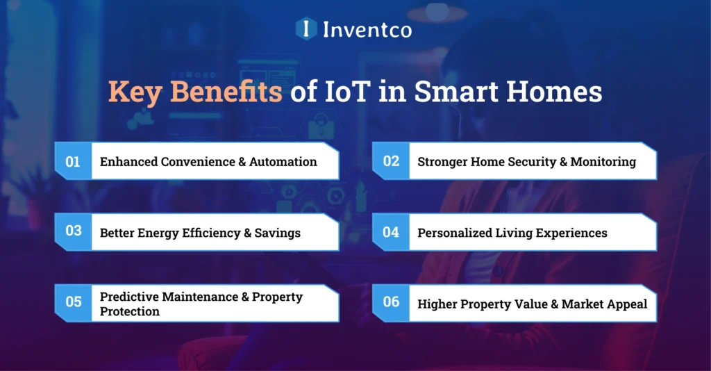 Key Benefits of IoT in Smart Homes