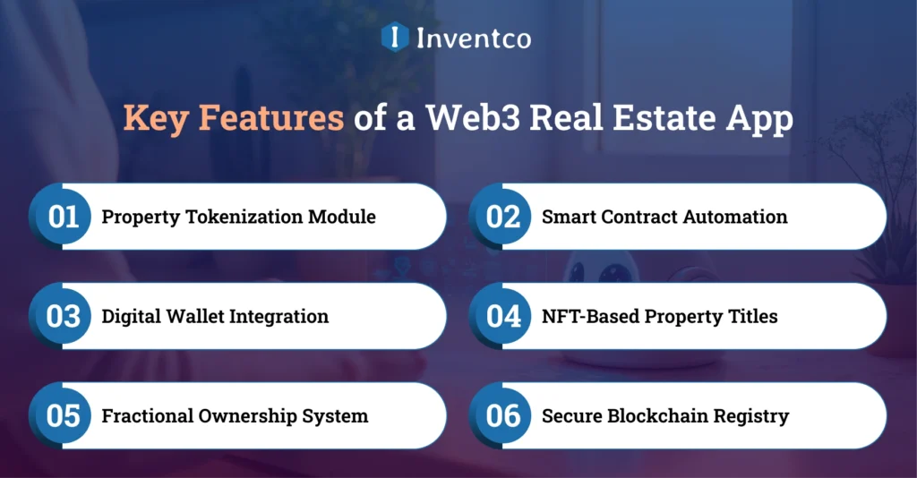 Key Features of a Web3 Real Estate App