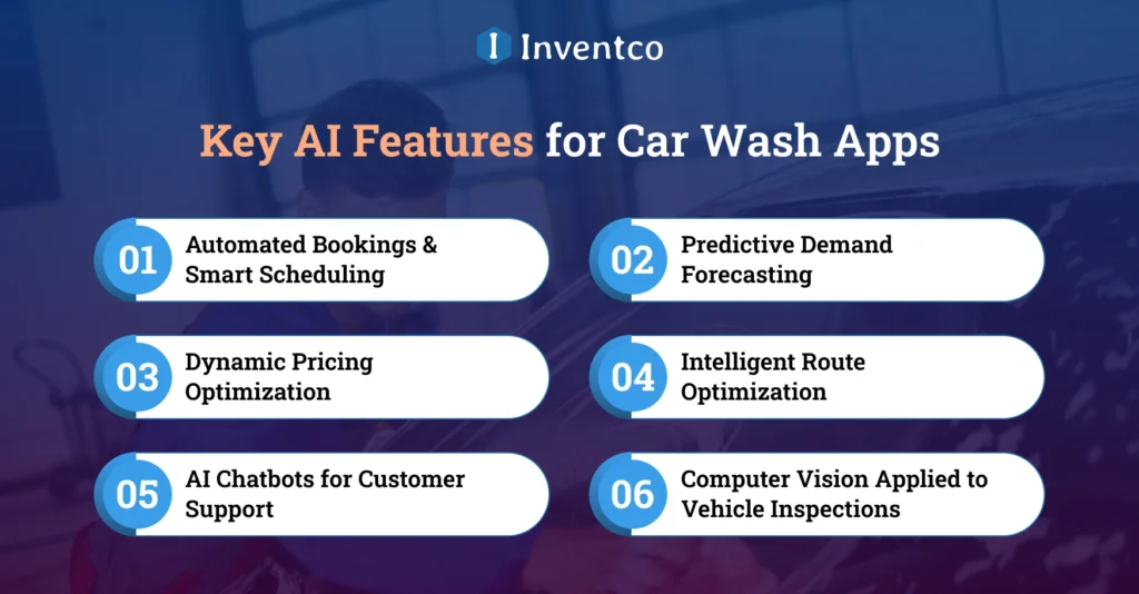 Key AI Features for Car Wash Apps