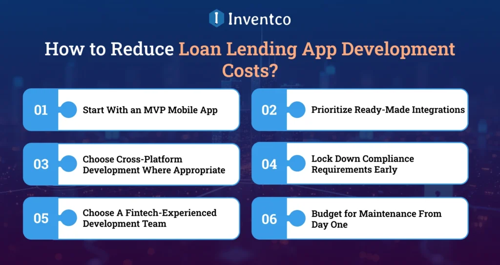 How to Reduce Loan Lending App Development Costs?