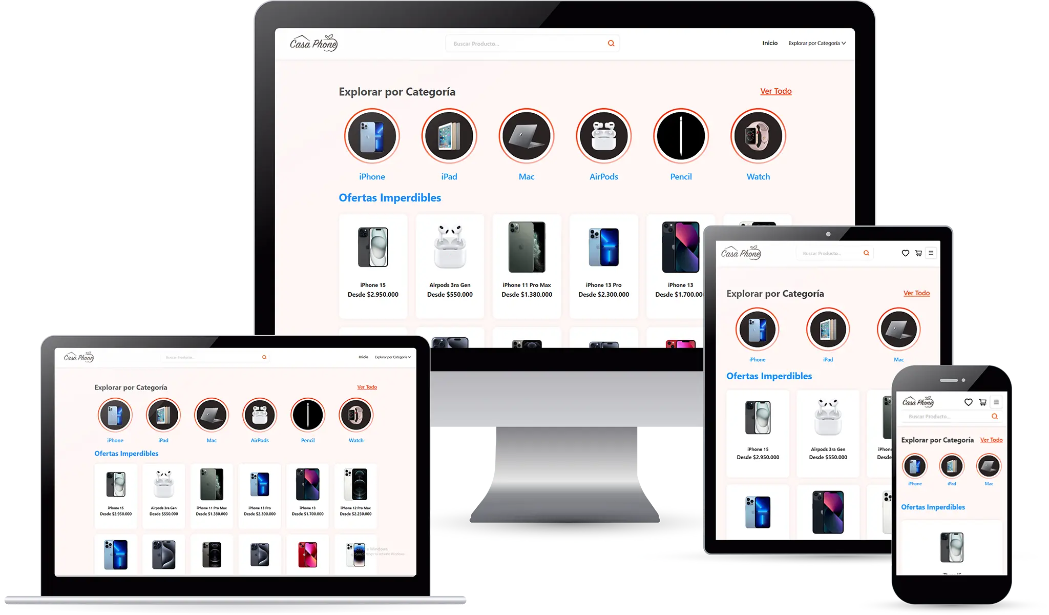 casa app screen