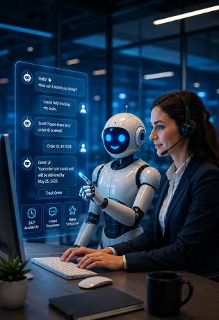 AI Chatbots & Intelligent Customer Assistance