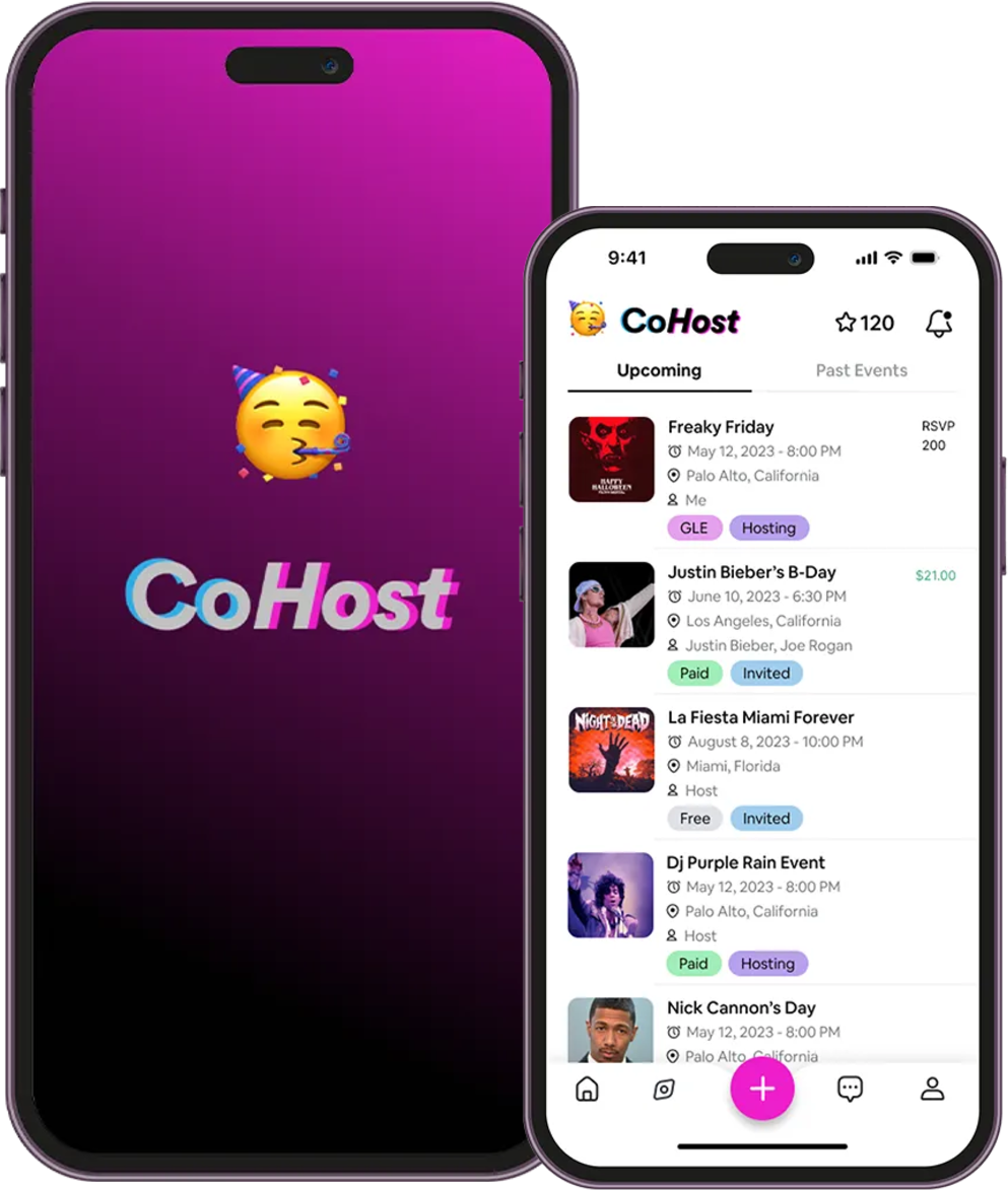 CoHost app screen