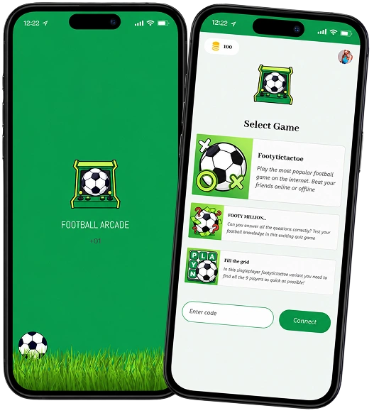 football-mobile-app screen