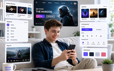 Streaming App UI/UX Design
