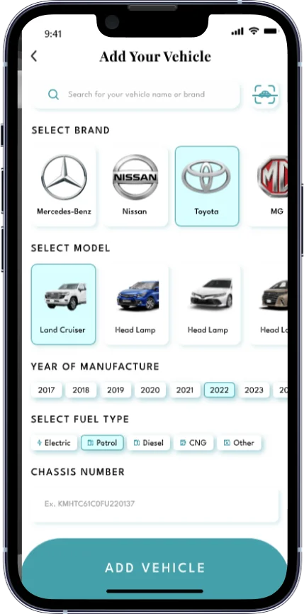 Quickly Auto Spare Parts app screen