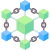 Blockchain for Secure Travel Transactions Icon
