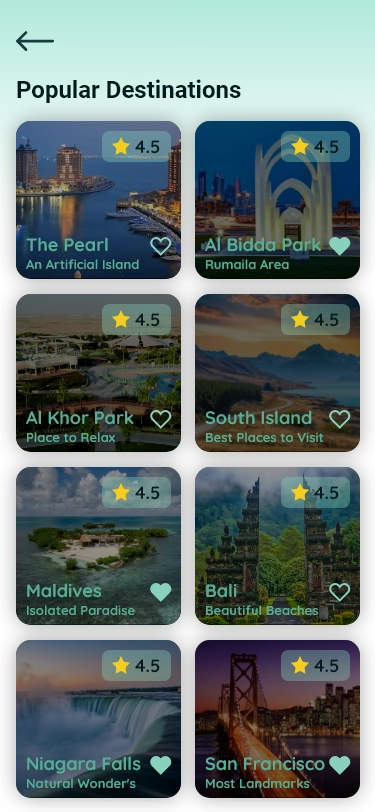 Destinations